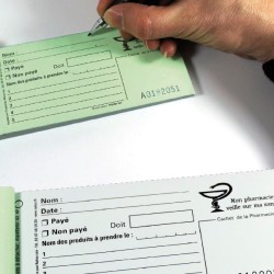 Carnet de manquant autocopiant de 50 feuillets doubles 160x72mm