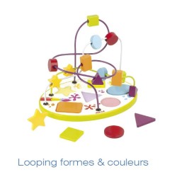 Boulier puzzle formes & couleurs 250x175x185mm