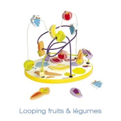 Boulier puzzle fruits & legume 250x175x210mm