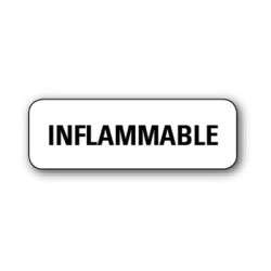 720 ETIQUETTES 38*13MM IMP "INFLAMMABLE"