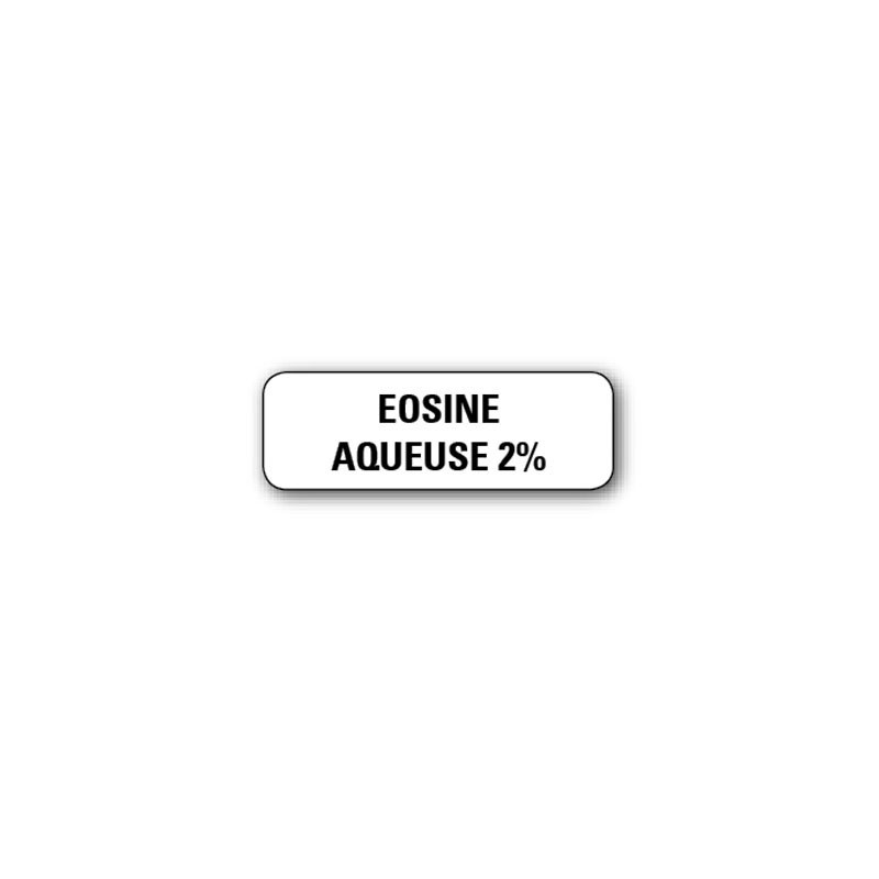 720 ETIQUETTES 38*13MM IMP "EOSINE AQUEUSE 2%"