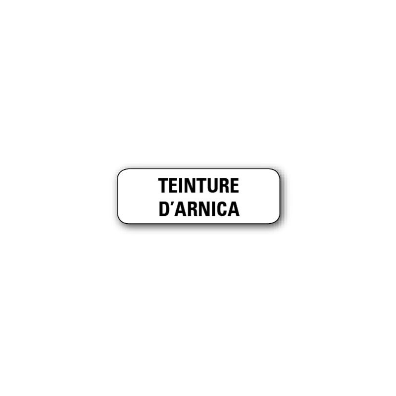720 ETIQUETTES 38*13MM IMP "TEINTURE D'ARNICA"