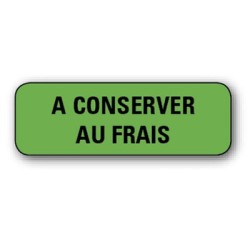 720 ETIQUETTES 38*13MM IMP "A CONSERVER AU FRAIS"