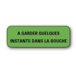 720 ETIQUETTES 38*13MM IMP "A GARDER QUELQUES..."