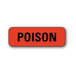 720 ETIQUETTES 38*13MM IMP "POISON"