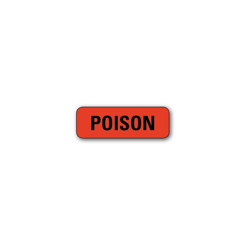 720 ETIQUETTES 38*13MM IMP "POISON"
