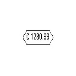 tiquettes blanches pour pince SATO SAMARK 26 et KENDO 26 - repositionnables - format : 26 x 12 mm